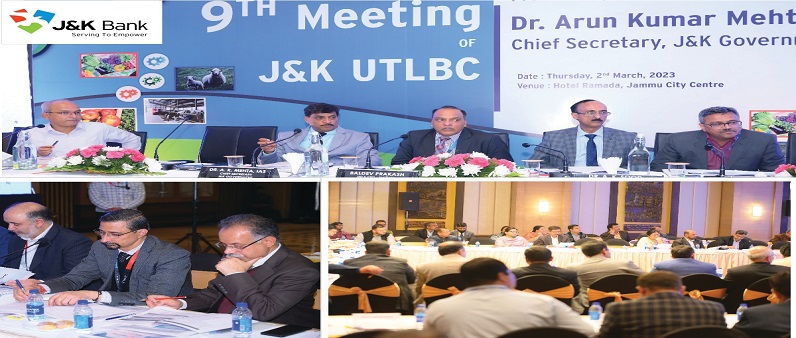 9th MEETING OF J&K UTLBC- 02.03.2023