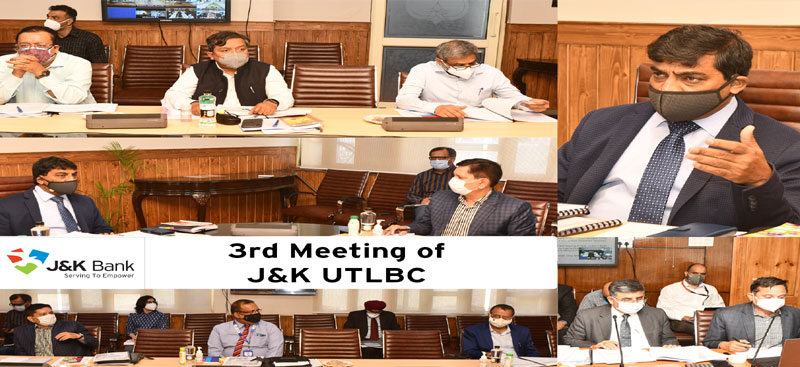3rd MEETING OF UTLBC J&K - 23.06.2021